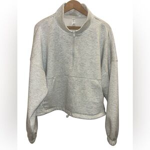 90 Degrees by Reflex Scuba Nora 1/2 Zip Oversized Pullover Sweatshirt XL